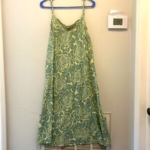 Vintage Flax Linen Dress EUC